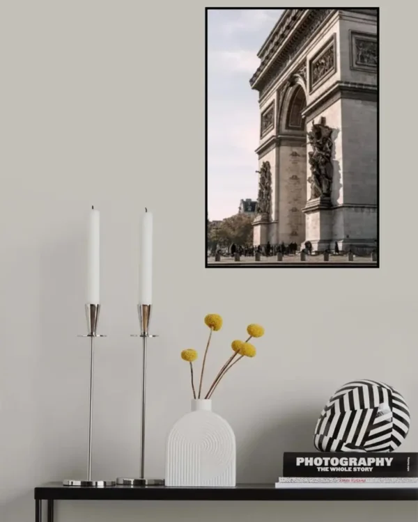 Arc De Triomphe 2 - Poster - Fotografi - Ramexempel