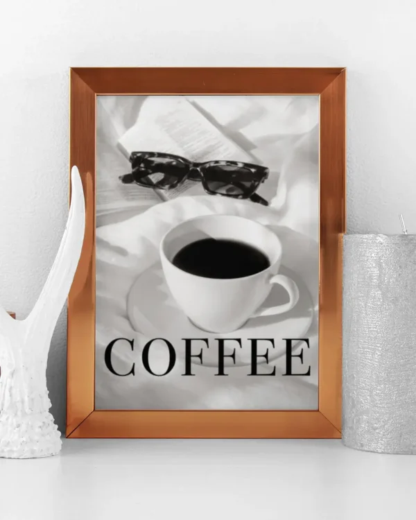 Coffee In Bed - Poster - Fotografi - Ramexempel