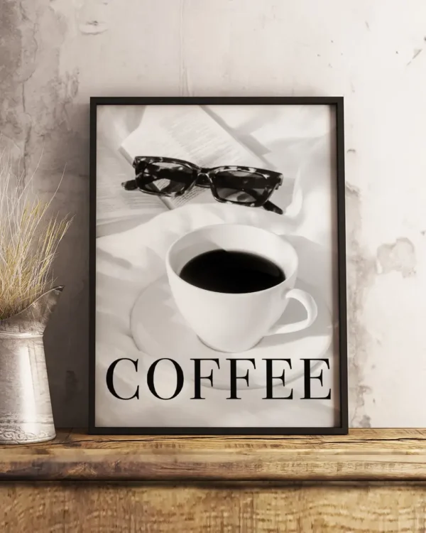 Coffee In Bed - Poster - Fotografi - Ramexempel