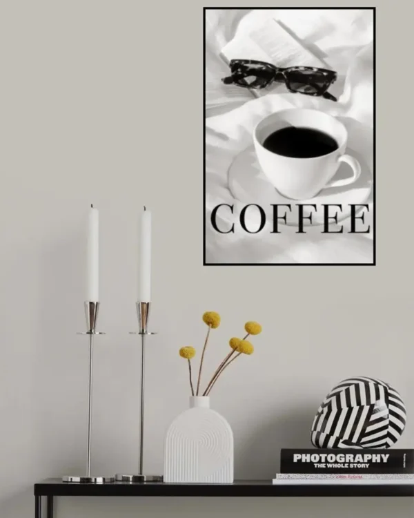 Coffee In Bed - Poster - Fotografi - Ramexempel