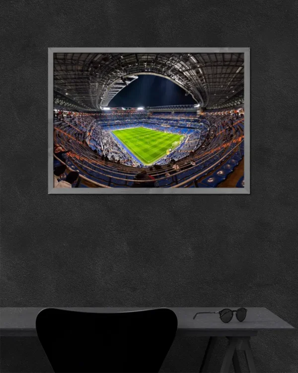 Santiago Bernabéu-stadion i Madrid - Poster - Fotografi - Ramexempel