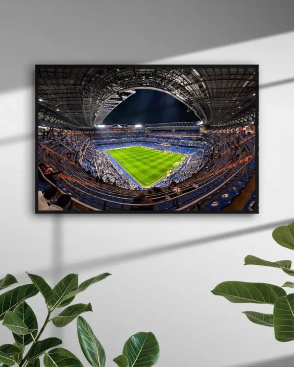 Santiago Bernabéu-stadion i Madrid - Poster - Fotografi - Ramexempel