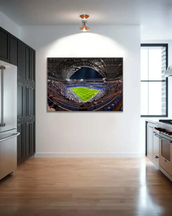 Santiago Bernabéu-stadion i Madrid - Poster - Fotografi - Ramexempel