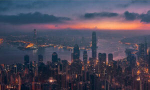 Sunrising Hong Kong - Poster - Fotografi