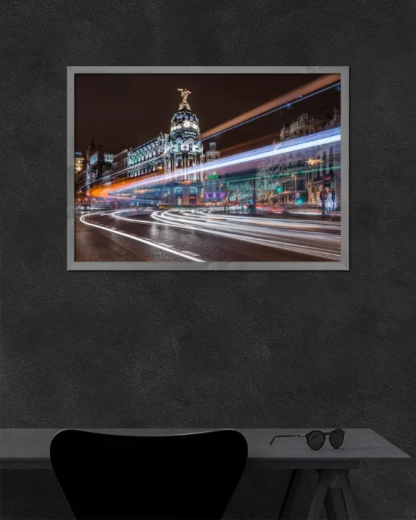 Madrid Traffic - Poster - Fotografi - Ramexempel