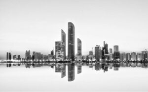 Abu Dhabi Urban Reflection - Poster - Fotografi