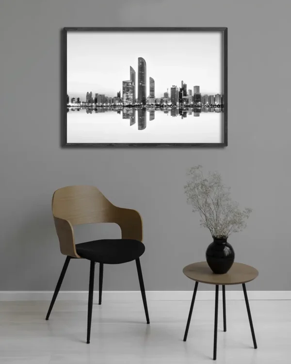 Abu Dhabi Urban Reflection - Poster - Fotografi - Ramexempel