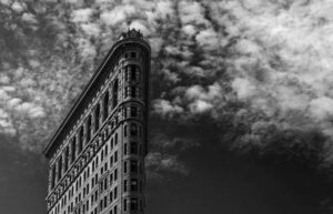 NYC Flatiron - Poster - Svartvitt fotografi