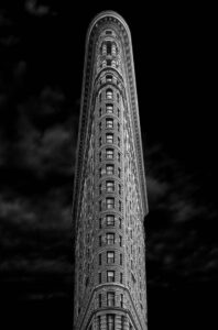 Flatiron Building - Poster - Svartvitt fotografi