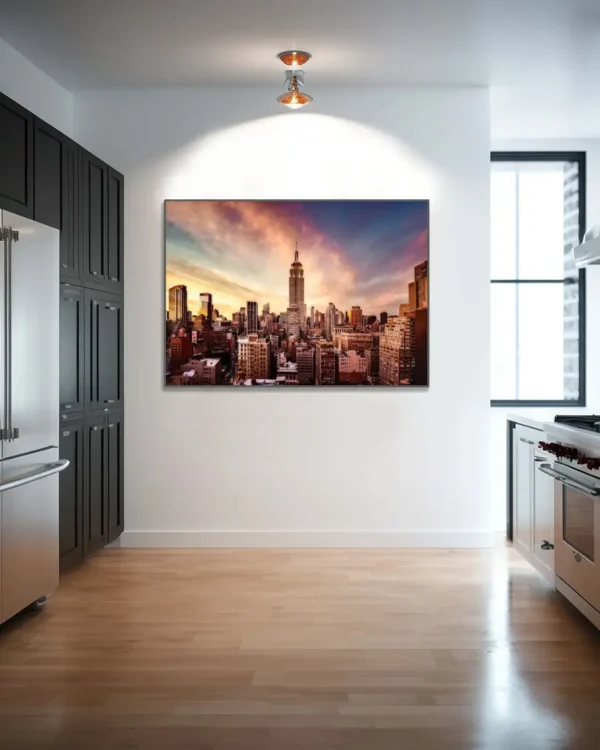 Midtown Sunset - Poster - Fotografi - Ramexempel