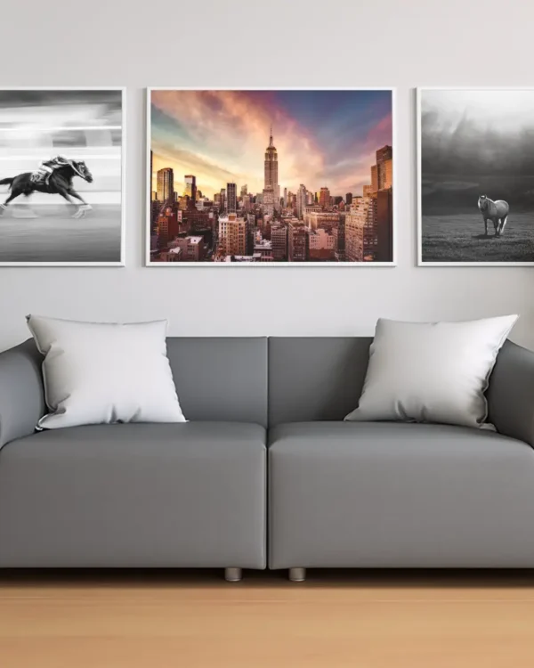 Midtown Sunset - Poster - Fotografi - Ramexempel