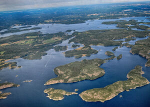 Stockholms Skärgård På Flygfoto - Muskö - Poster