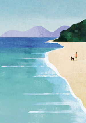 Beach Girl III - Poster - Grafisk konst
