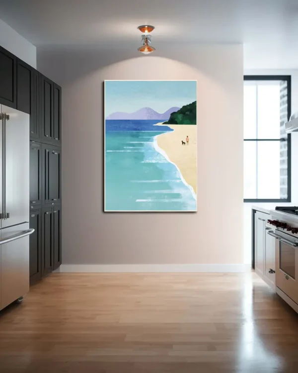 Beach Girl III - Poster - Grafisk konst - Ramexempel