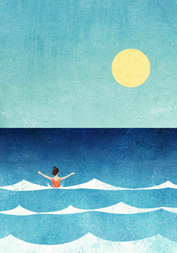 Sea Swim II - Poster - Grafisk konst