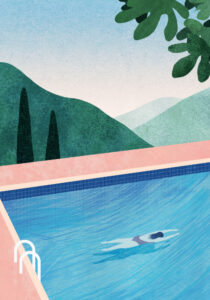 Swimming Pool II - Poster - Grafisk konst