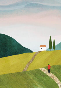 Walking Home - Poster - Grafisk konst
