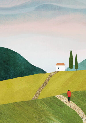 Walking Home - Poster - Grafisk konst