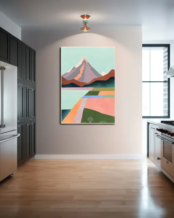 First Blossom - Poster - Grafisk konst - Ramexempel