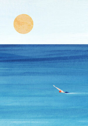 Sea Swim - Poster - Grafisk konst