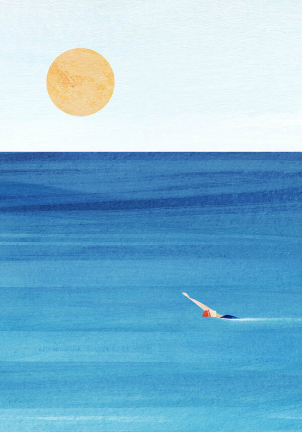 Sea Swim - Poster - Grafisk konst