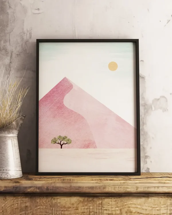 Sossusvlei - Poster - Grafisk konst - Ramexempel