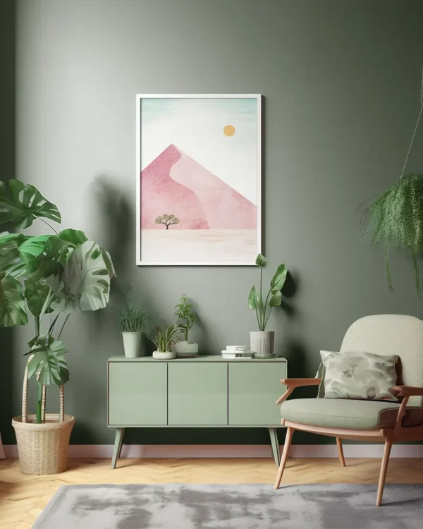 Sossusvlei - Poster - Grafisk konst - Ramexempel