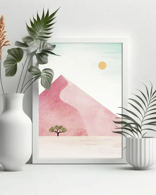 Sossusvlei - Poster - Grafisk konst - Ramexempel
