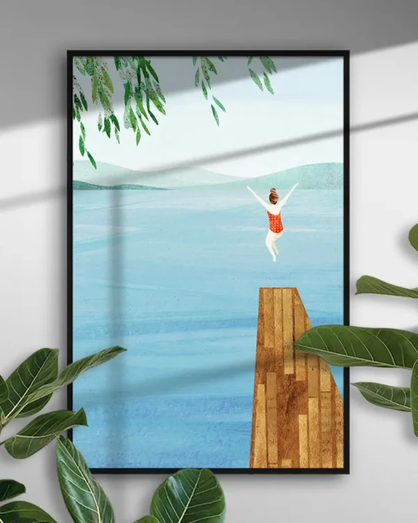 Wild - Poster - Grafisk konst - Ramexempel
