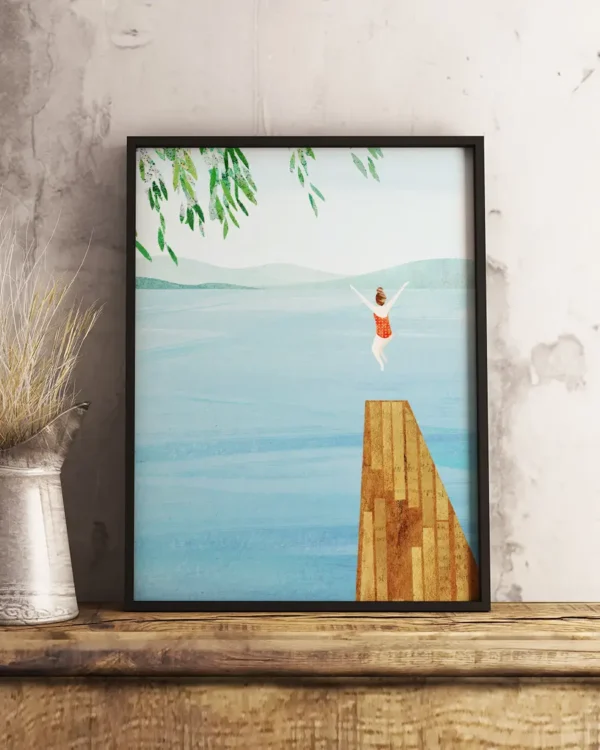 Wild - Poster - Grafisk konst - Ramexempel