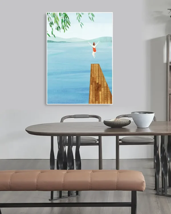 Wild - Poster - Grafisk konst - Ramexempel