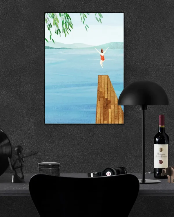 Wild - Poster - Grafisk konst - Ramexempel
