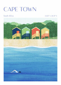 Cape Town, South Africa - Poster - Grafisk konst