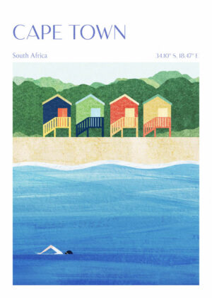 Cape Town, South Africa - Poster - Grafisk konst
