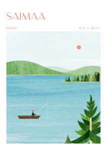 Lake Saimaa, Finland - Poster - Grafisk konst