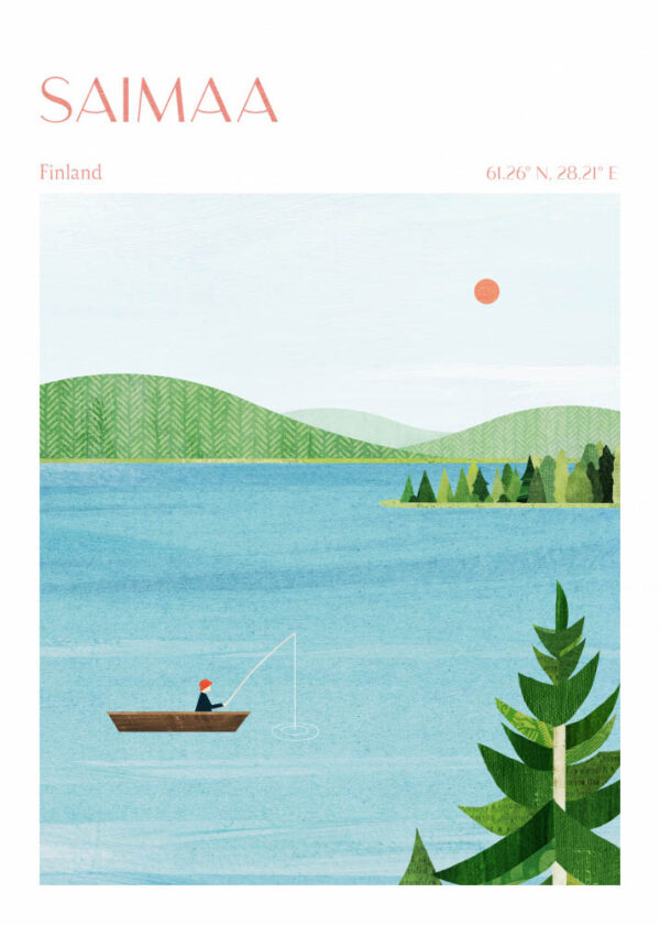 Lake Saimaa, Finland - Poster - Grafisk konst