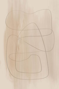 Curvy Lines - Poster - Grafisk konst