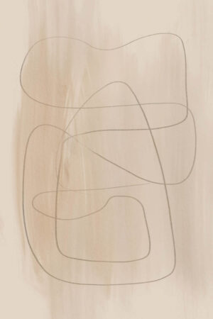 Curvy Lines - Poster - Grafisk konst