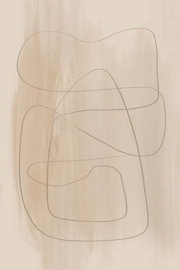 Curvy Lines - Poster - Grafisk konst