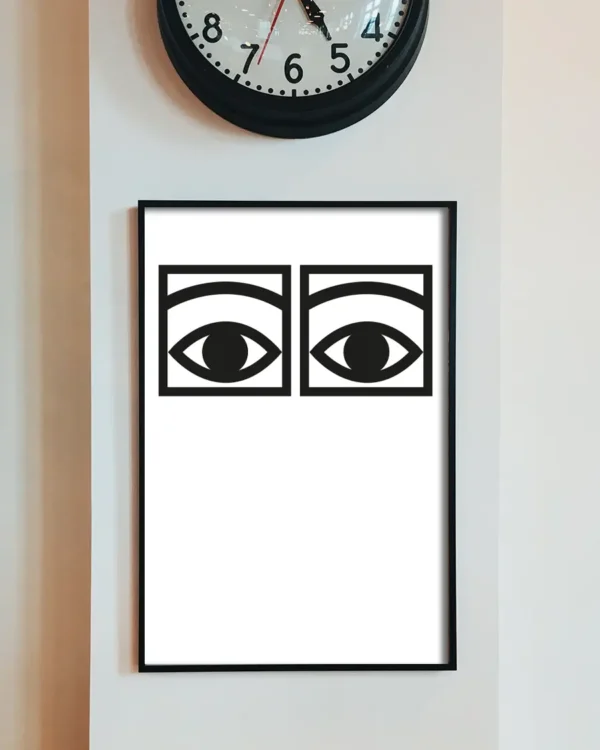 Ögonblink Choklad - Poster - Popkonst - Ramexempel