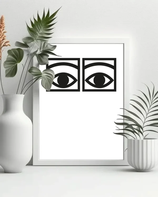 Ögonblink Choklad - Poster - Popkonst - Ramexempel