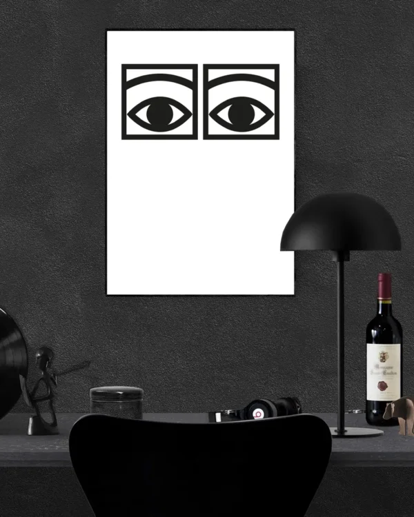 Ögonblink Choklad - Poster - Popkonst - Ramexempel