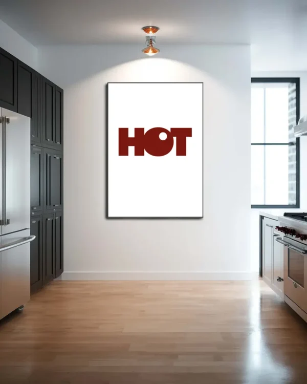 HOT - Poster - Texttavla - Ramexempel