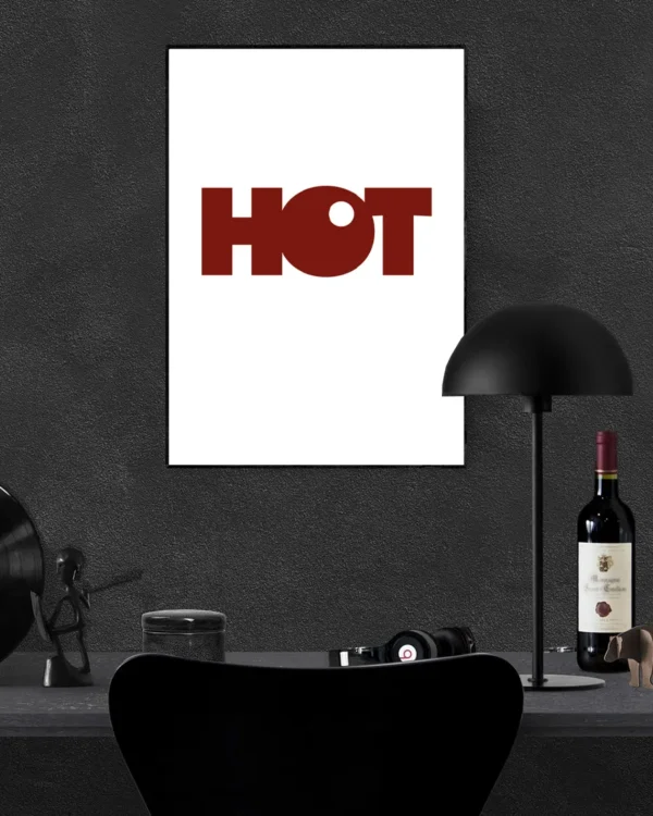 HOT - Poster - Texttavla - Ramexempel