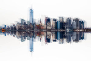 NYC - New York City Skyline - Poster
