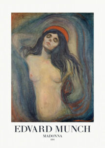 Madonna 1894 - Edvard Munch - Poster - Klassisk konst