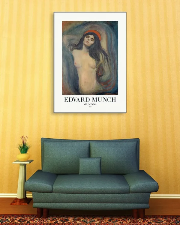 Madonna 1894 - Edvard Munch - Poster - Klassisk konst - Ramexempel