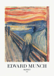 Skriet - Edvard Munch - Poster - Klassisk konst
