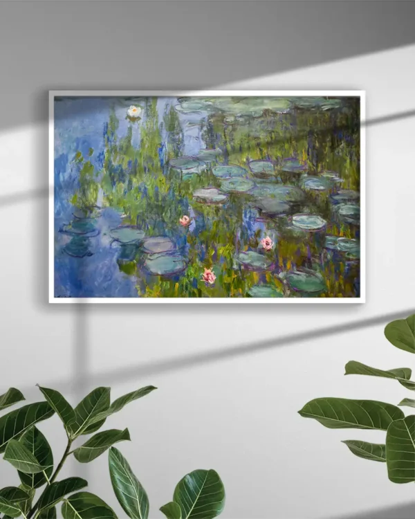 Water Lilies 1915 - Claude Monet - Poster - Klassisk konst - Ramexempel