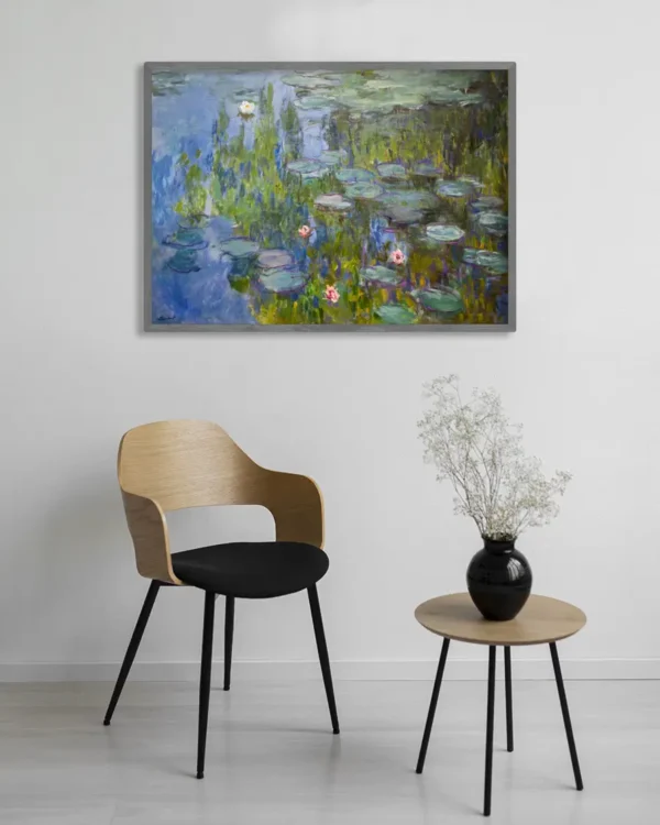 Water Lilies 1915 - Claude Monet - Poster - Klassisk konst - Ramexempel